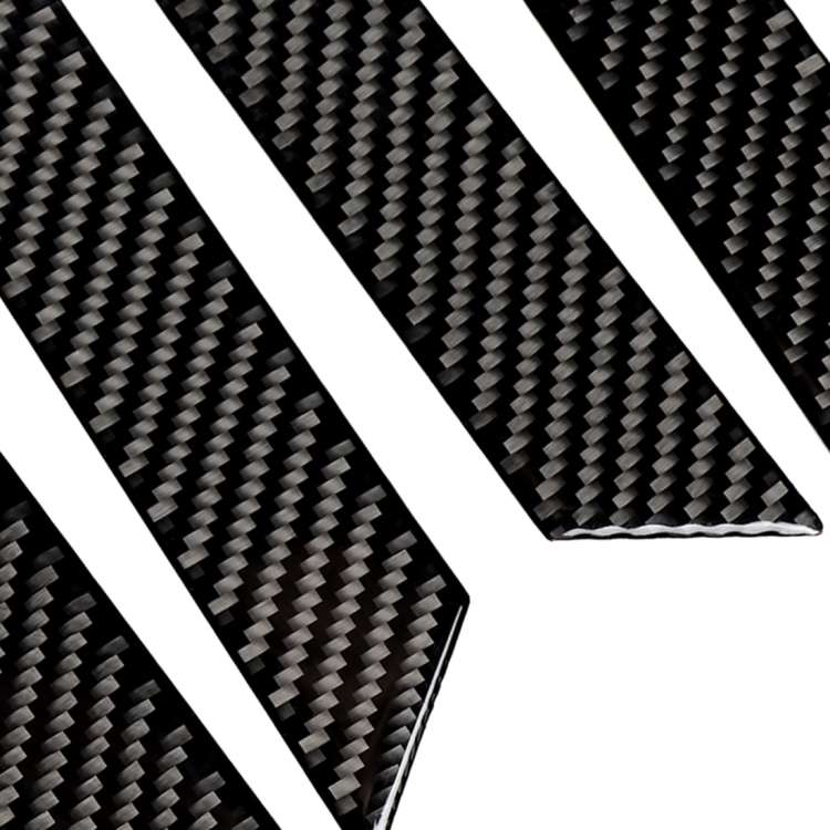Car Carbon Fiber Door Handle Decorative Sticker for Volkswagen Golf 7 2013-2017