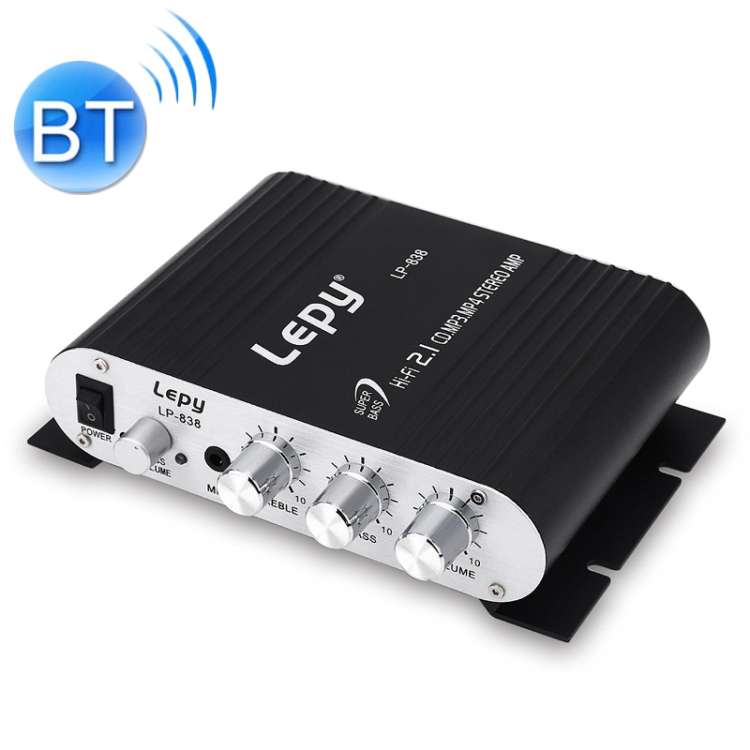 Car 2.1CH HIFI Subwoofer Amplifier Audio, Support MP3