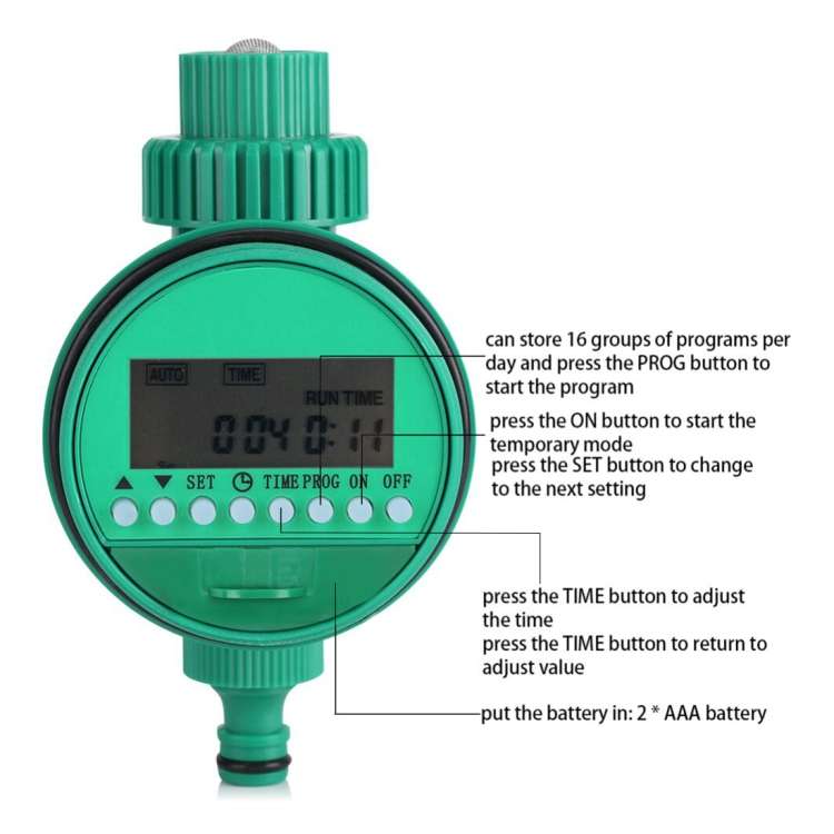 Automatic Watering Controller Timer Garden Water Timer Sprinkler Irrigation Controller Irrigation...