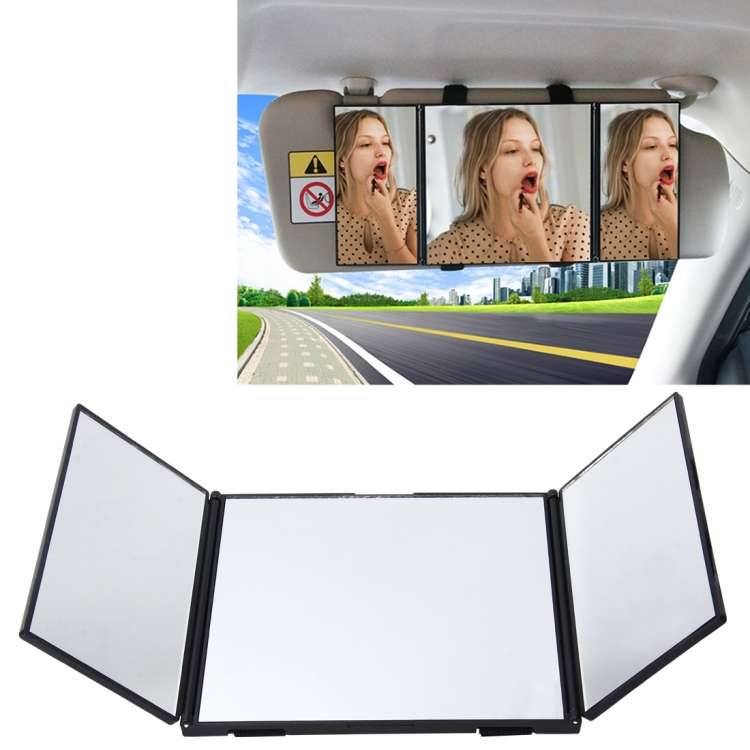 SHUNWEI Car Sun Visor Adjustable Mirror Car Makeup Sun-shading Vehicle Mounted Cosmetic Mirror Fo...