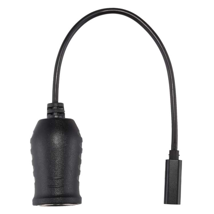 Car 60-100W DC18-20V Multi-functional USB-C / Type-C Connector to Cigarette Lighter