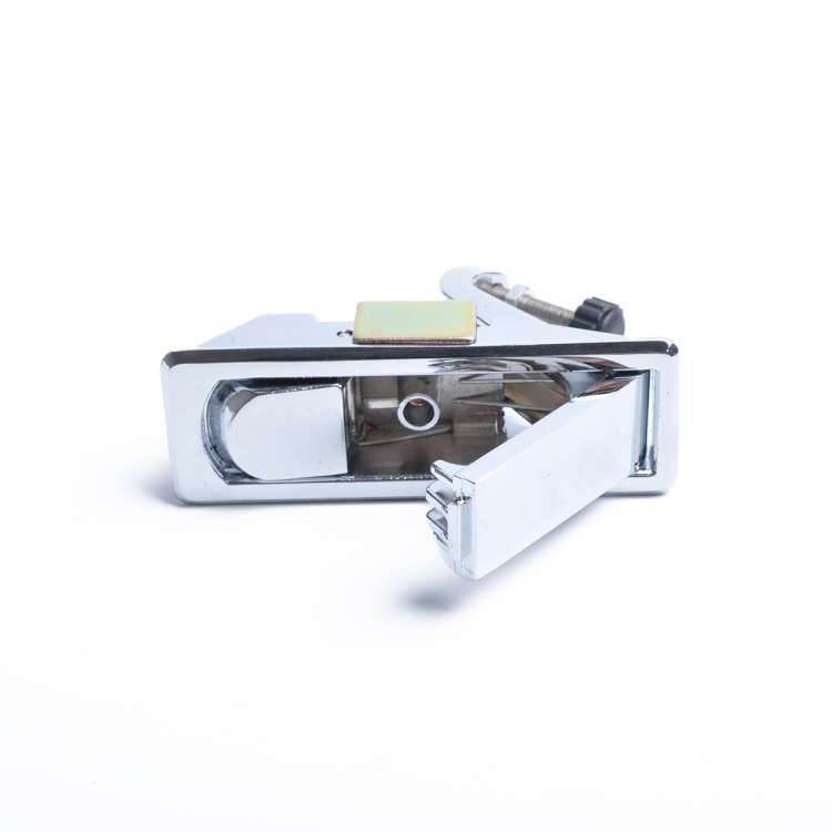 Silver Zinc Alloy Adjustable Lever Hand Operated Compression Latch with Raised Trigger for RV / T...