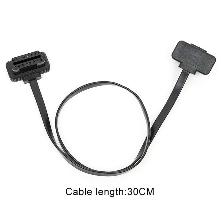16PIN Car OBD Diagnostic Extended Cable OBD2 Male to Female Cable, Cable Length: 30cm