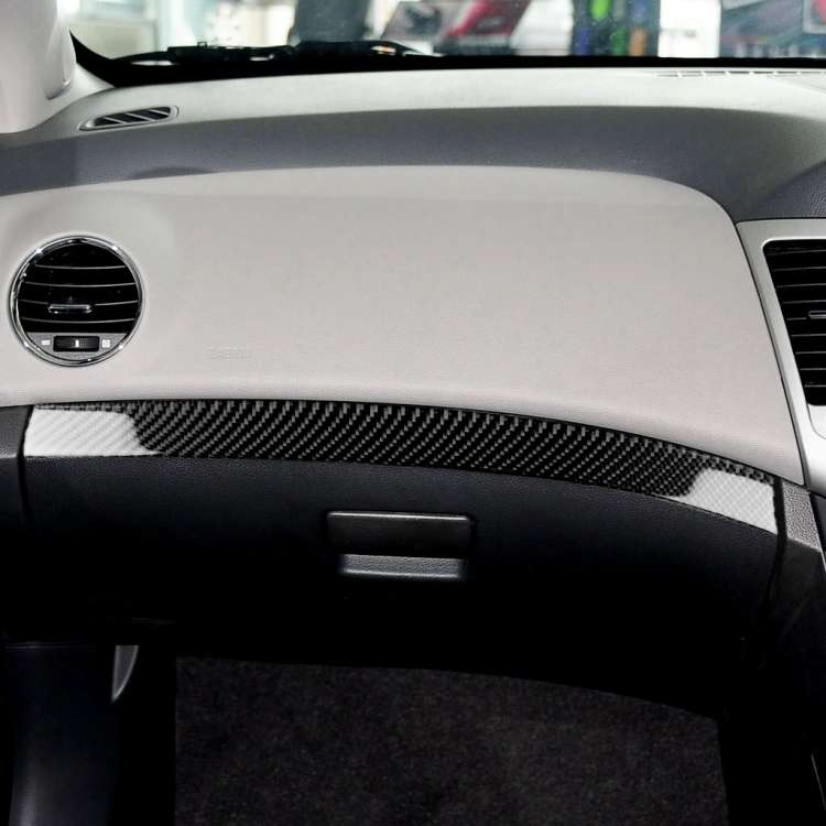 Car Carbon Fiber Dashboard Decorative Stripe for Chevrolet Cruze 2009-2015, Right Drive