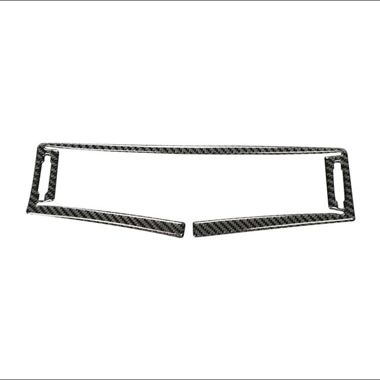 Car Carbon Fiber Central Control Air Outlet Decorative Sticker for Lexus IS250 2013-, Left Drive