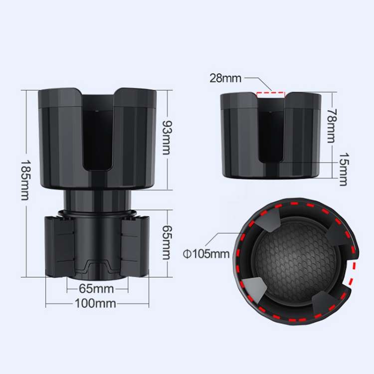 Car Cup Mouth Conversion Large Water Cup Holder