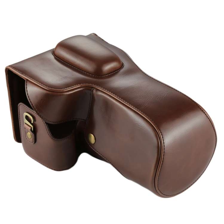 Full Body Camera PU Leather Case Bag for Nikon D7200 / D7100 / D7000 (18-200 / 18-140mm Lens), Fo...