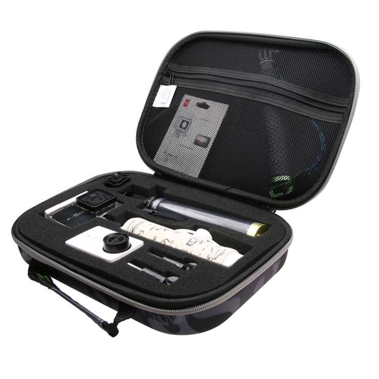 Camouflage Pattern EVA Shockproof Waterproof Portable Case forGoPro, Insta360, DJI and Other Acti...