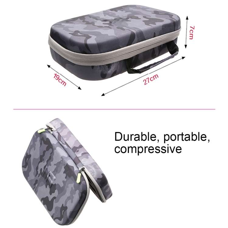 Camouflage Pattern EVA Shockproof Waterproof Portable Case forGoPro, Insta360, DJI and Other Acti...