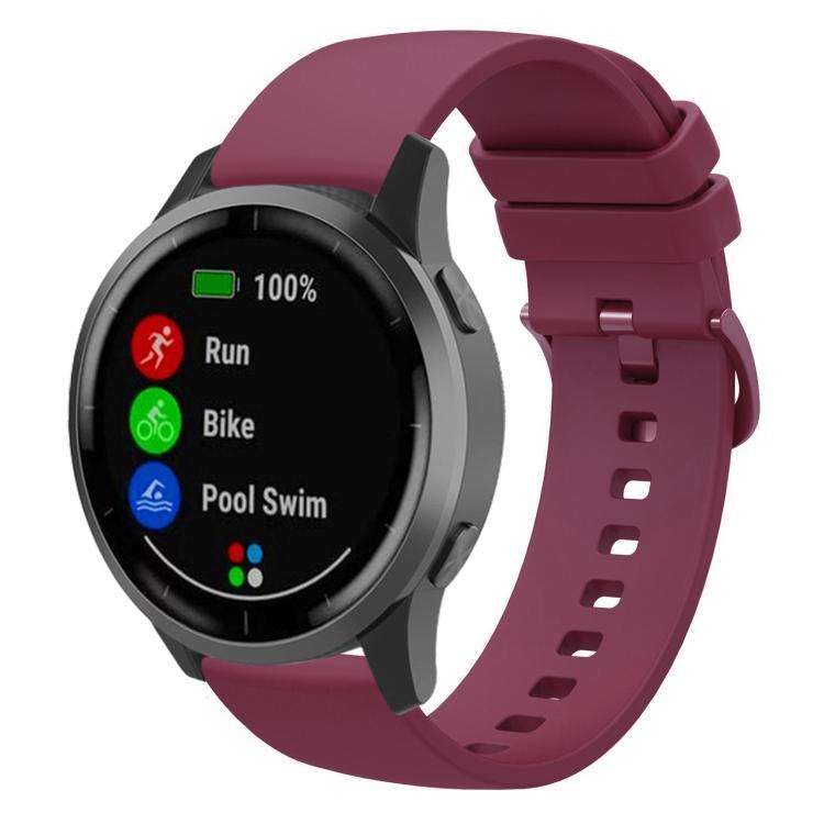 xDfind Flat Pure Color Silicone Watch Band, 20mm, 22mm, 18mm