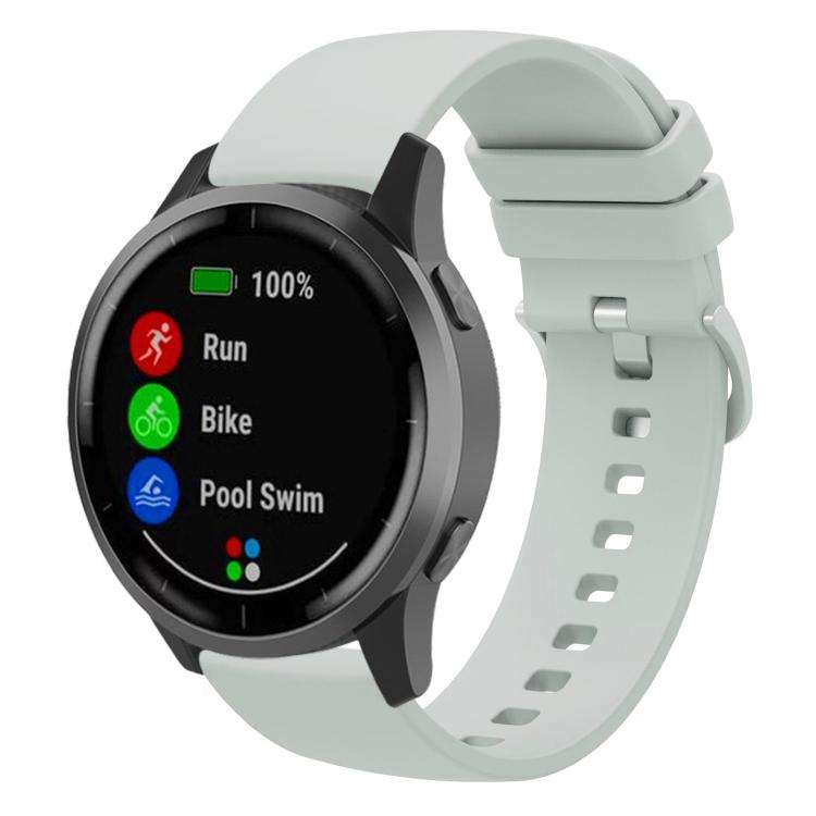 xDfind Flat Pure Color Silicone Watch Band, 20mm, 22mm, 18mm
