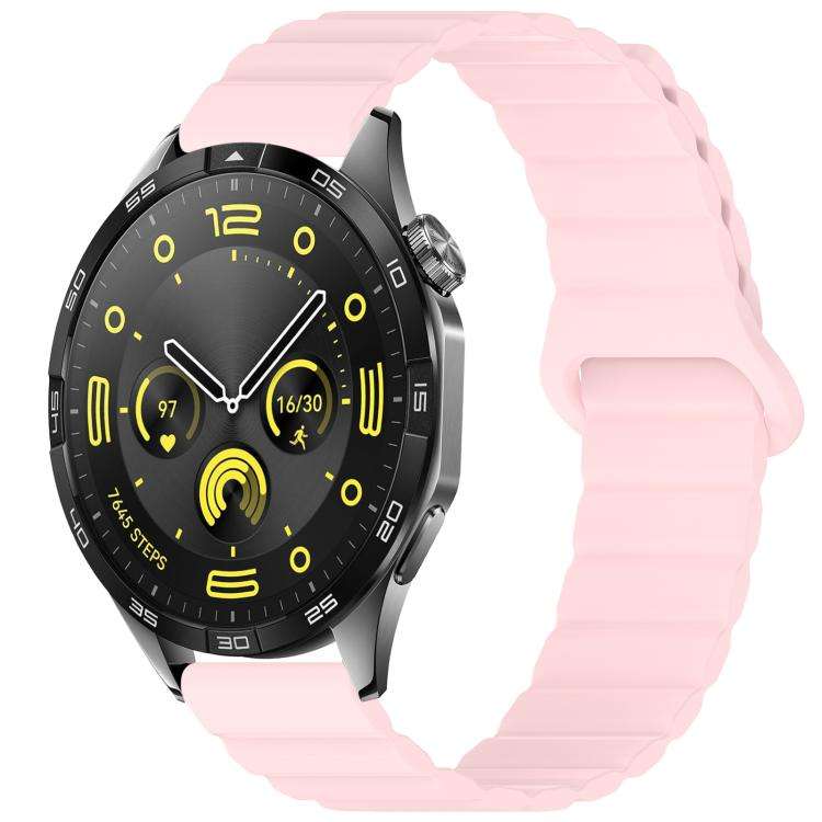 xDfind Loop Magnetic Glossy Silicone Watch Band, 18mm, 20mm, 22mm