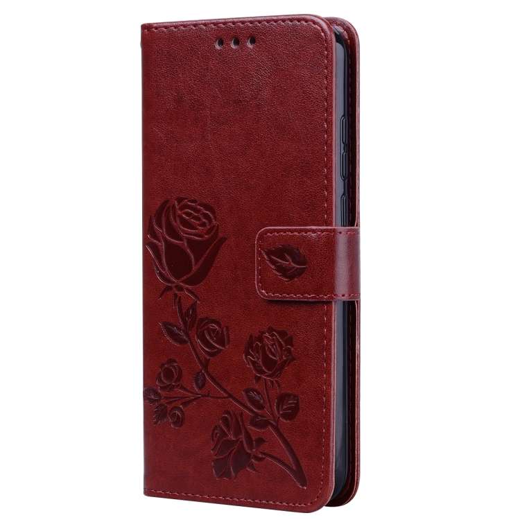 Rose Embossed Horizontal Flip PU Leather Case for Huawei Honor 8A/Y6 2019, with Holder &amp; Card...