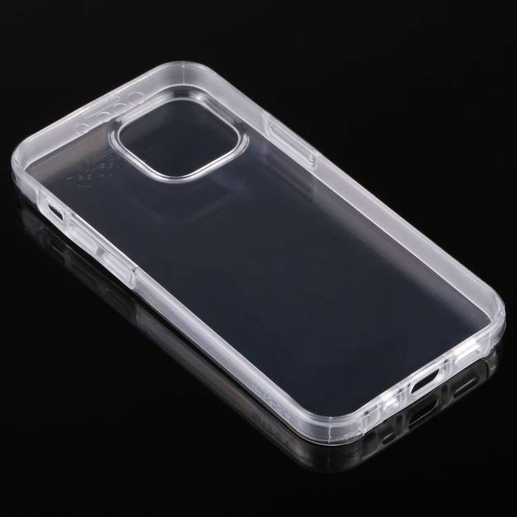 For iPhone 13 mini PC+TPU Ultra-Thin Double-Sided All-Inclusive Transparent Case