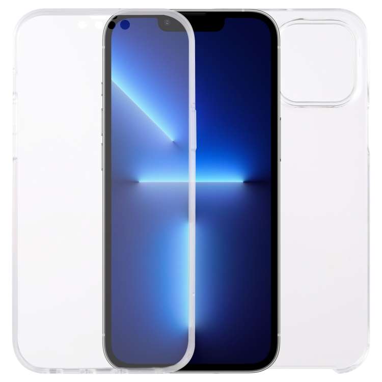 For iPhone 13 Pro PC+TPU Ultra-Thin Double-Sided All-Inclusive Transparent Case