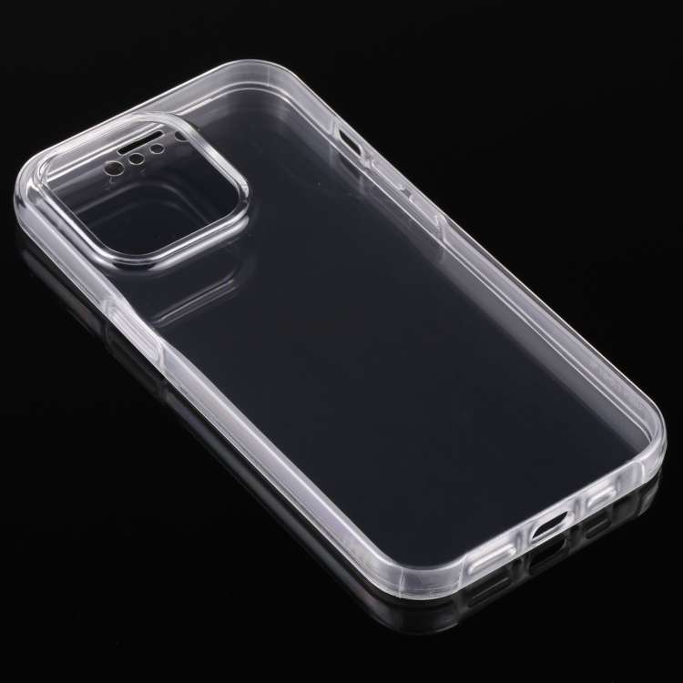 For iPhone 13 Pro PC+TPU Ultra-Thin Double-Sided All-Inclusive Transparent Case