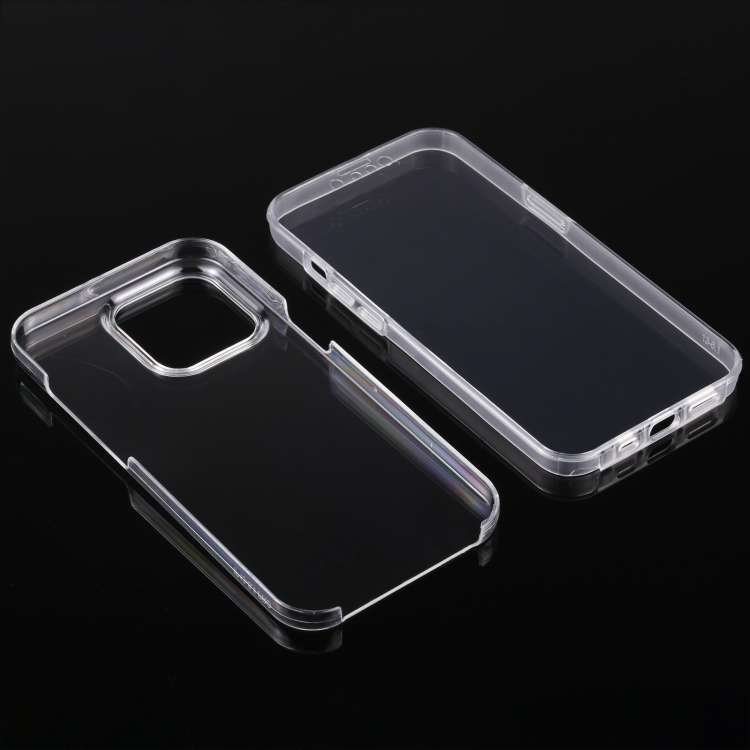 For iPhone 13 Pro PC+TPU Ultra-Thin Double-Sided All-Inclusive Transparent Case