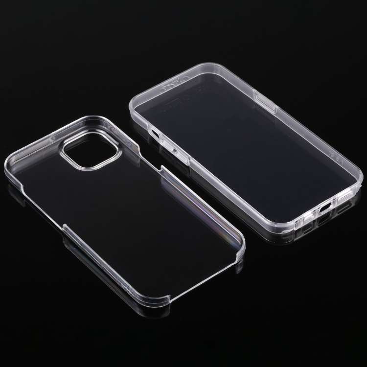 For iPhone 13 PC+TPU Ultra-Thin Double-Sided All-Inclusive Transparent Case