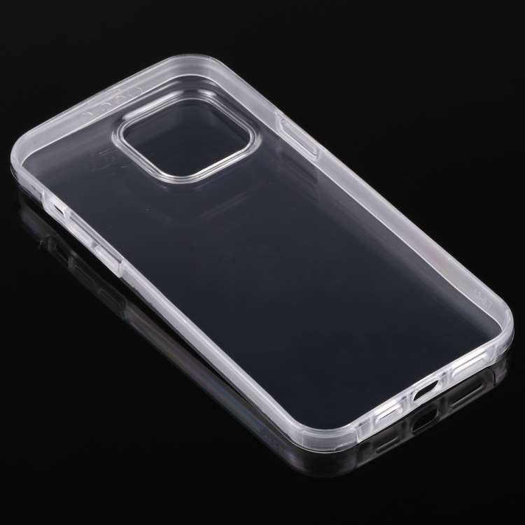 For iPhone 13 Pro Max PC+TPU Ultra-Thin Double-Sided All-Inclusive Transparent Case