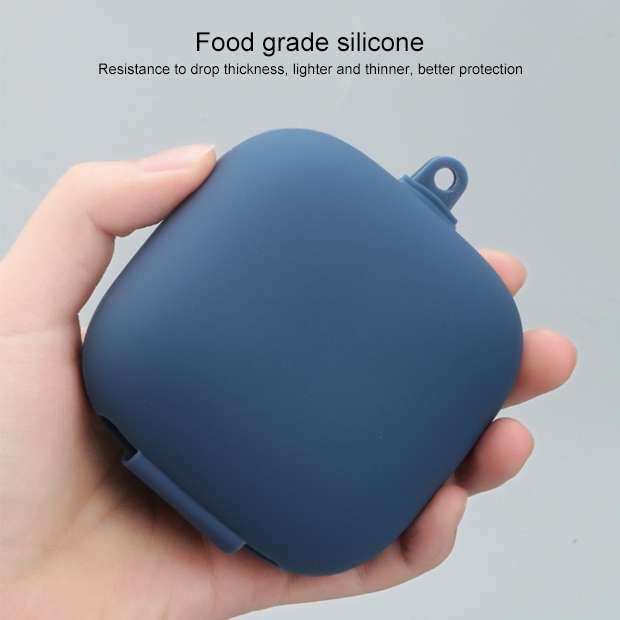 Solid Color Silicone Wireless Bluetooth Earphone Protective Case for Beats Powerbeats Pro, Grey, ...