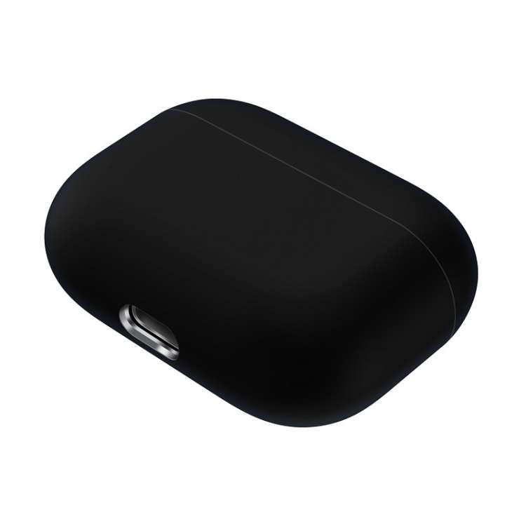 For AirPods Pro Solid Color Silicone Earphone Protective Case, Black, Yellow, Pink, Grey, Light P...