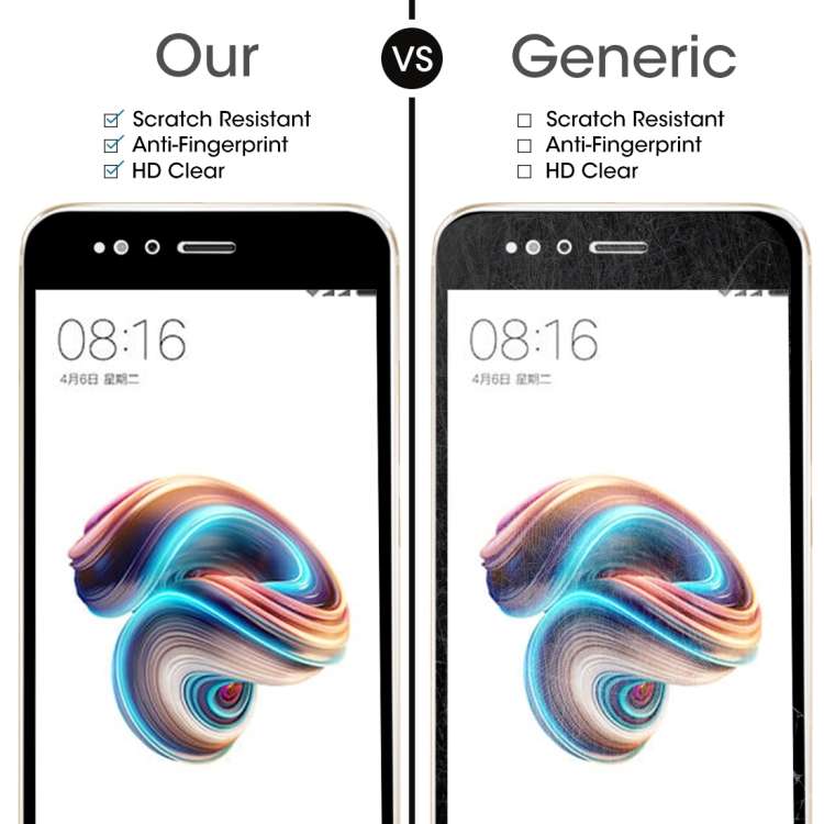 For Xiaomi Mi 5X / A1 0.26mm 9H Hardness 2.5D Explosion-proof Full Screen Tempered Glass Screen F...