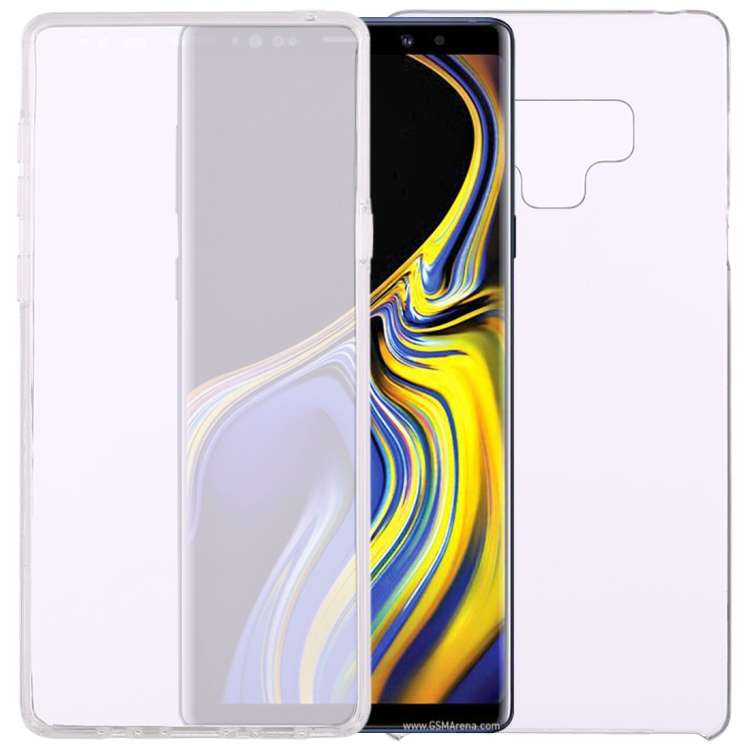 0.75mm Double-sided Ultra-thin Transparent PC + TPU Case for Galaxy Note9