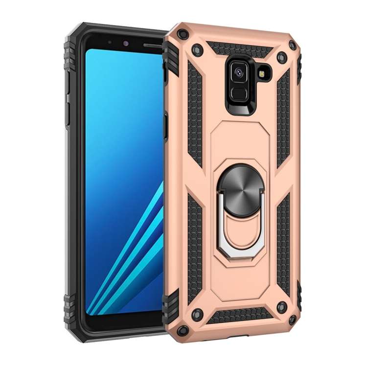 Armor Shockproof TPU + PC Protective Case for Galaxy A8 (2018), with 360 Degree Rotation Holder, ...