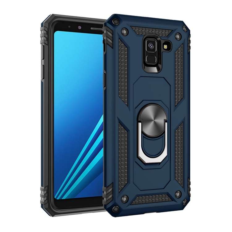 Armor Shockproof TPU + PC Protective Case for Galaxy A8 (2018), with 360 Degree Rotation Holder, ...