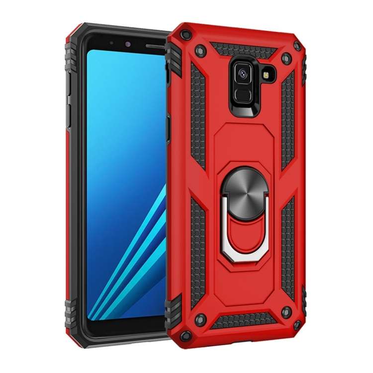 Armor Shockproof TPU + PC Protective Case for Galaxy A8 (2018), with 360 Degree Rotation Holder, ...