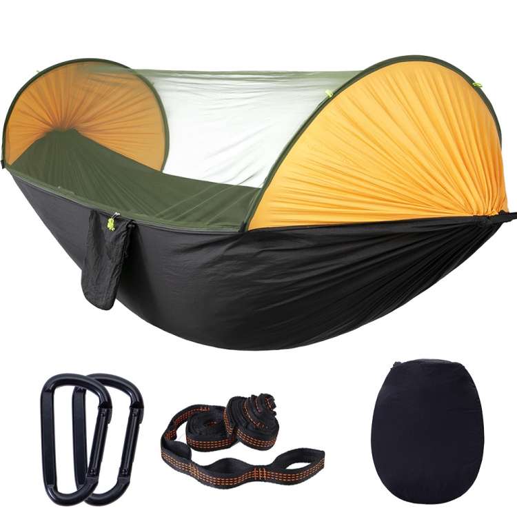 Anti-Rollover Automatic Quick-Opening Mosquito Net Hammock Outdoor Camping Double Anti-Mosquito H...