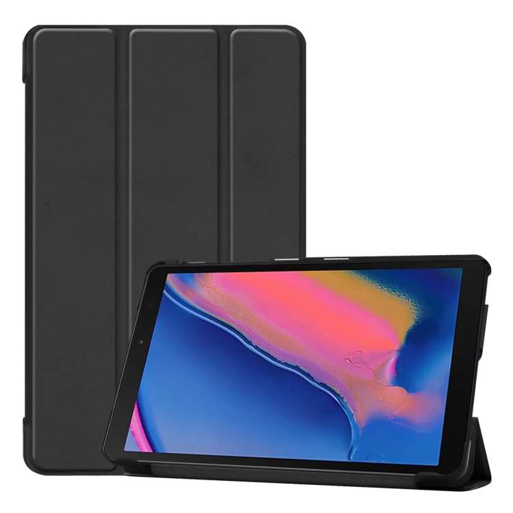 Custer Texture Horizontal Flip Leather Case for Galaxy Tab A 8.0 (2019) P205 / P200, with Three-f...