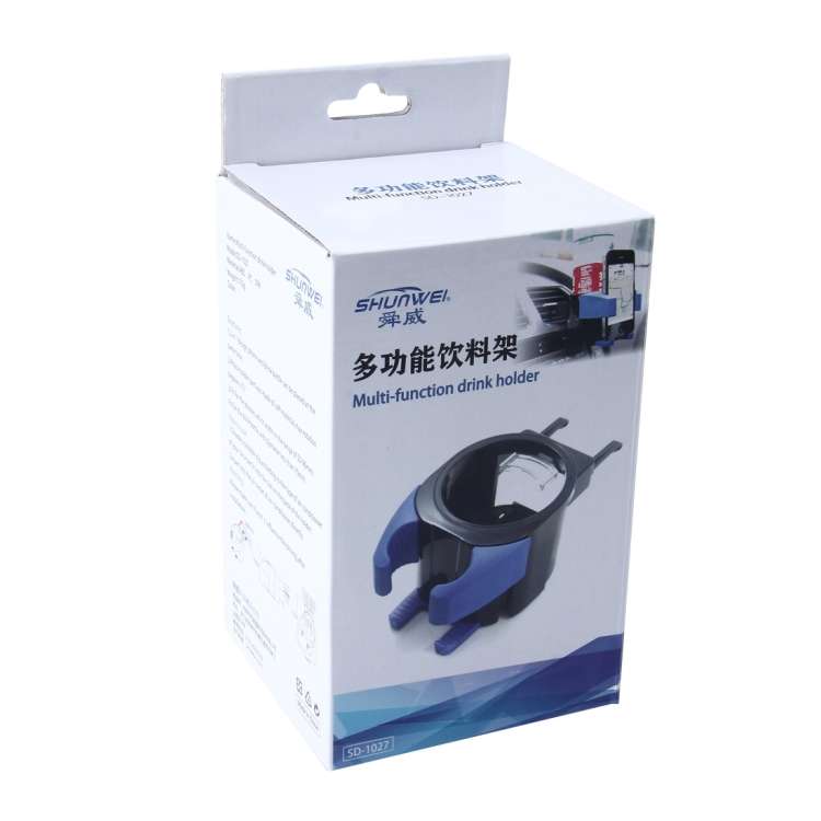 SHUNWEI SD-1027 Car Auto Multi-functional ABS Air Vent Drink Holder Bottle Cup Holder Phone Holde...
