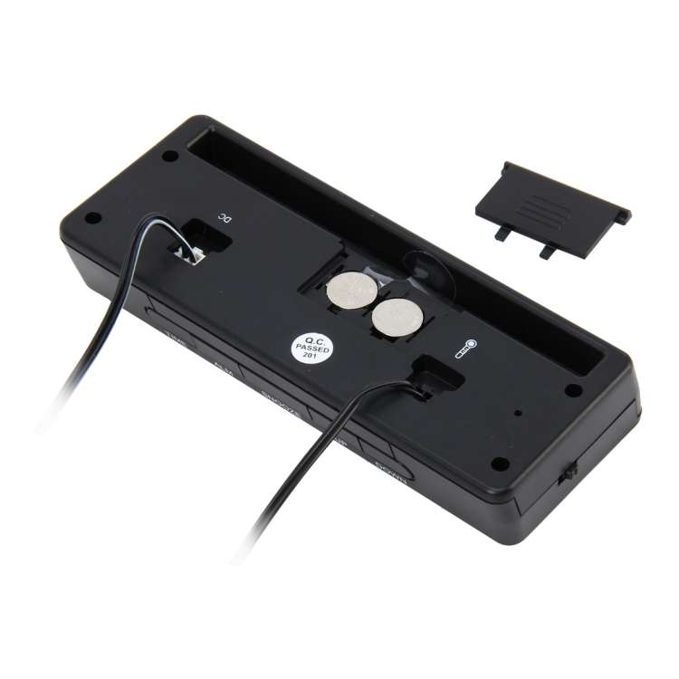 Digital Car Thermometer Voltage Meter Luminous Clock Tester Detector Multi-function Car Digital C...