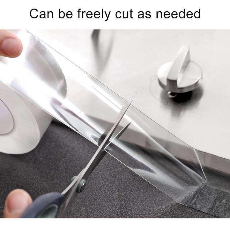 Acrylic Rubber Kitchen and Bathroom Waterproof Moisture-proof Tape Mildew Proof Stickers Size: 3c...