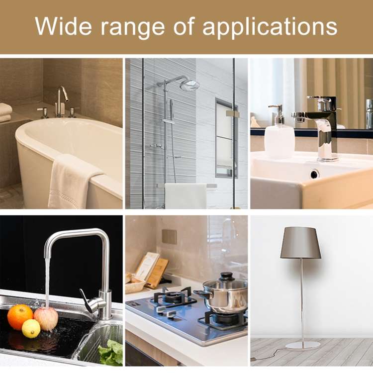 Acrylic Rubber Kitchen and Bathroom Waterproof Moisture-proof Tape Mildew Proof Stickers Size: 3c...