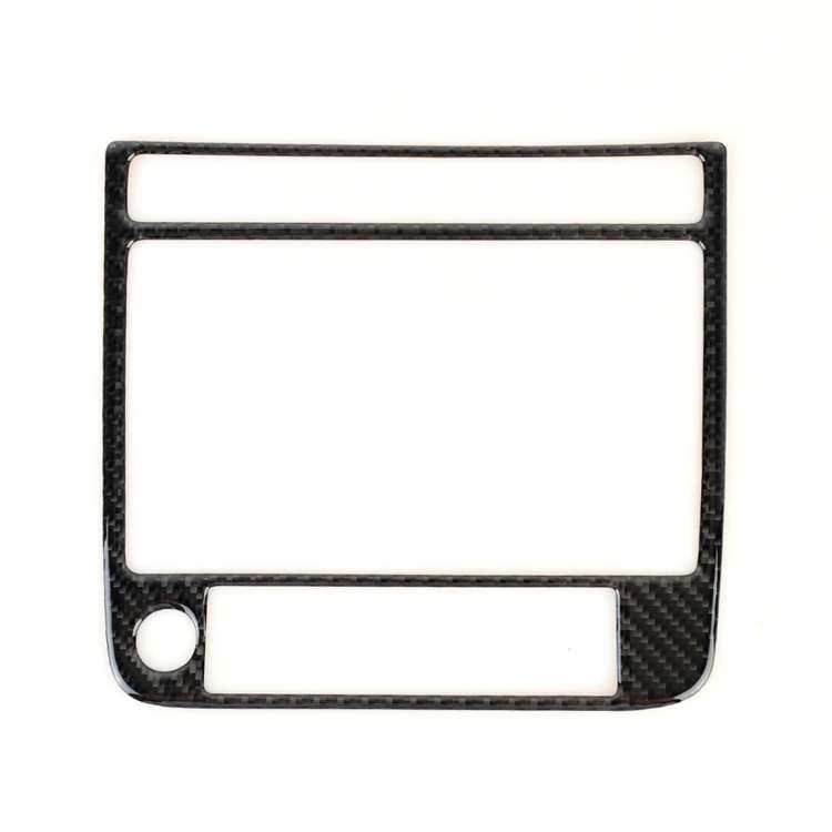 Car Carbon Fiber Navigation Panel Decorative Sticker for Volkswagen Touareg 2011-2018