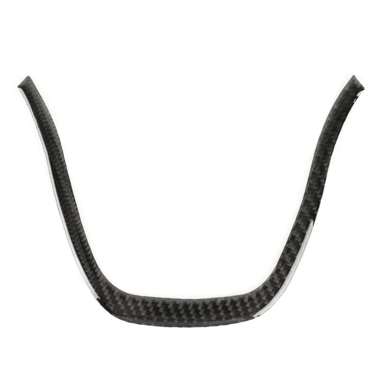 Car Carbon Fiber Steering Wheel Outer Frame Decorative Sticker for Volkswagen Touareg