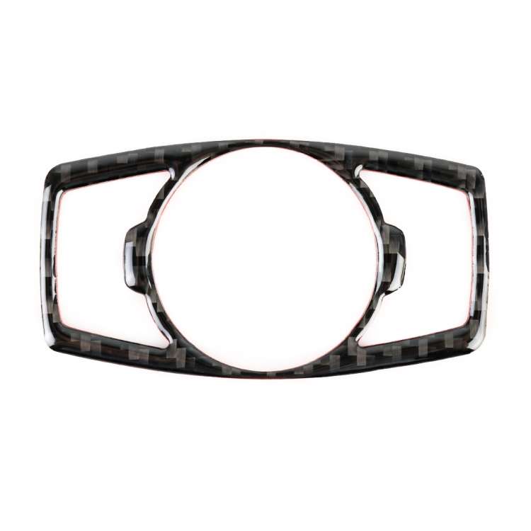Car Carbon Fiber Headlight Adjustment Frame Decorative Sticker for Ford New Mondeo 2013-2019