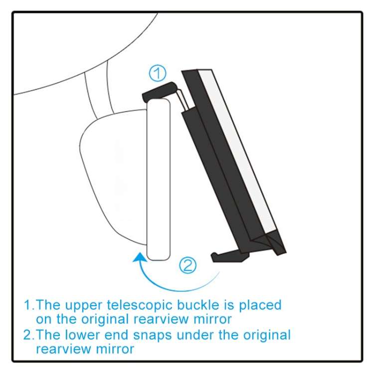 Car Truck Interior Rear View MirrorAnti Glare Dazzling Goggle, Size: 30*7.5*3.5cm