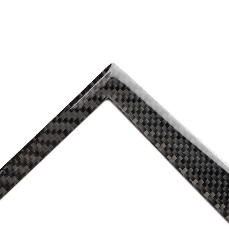 Car Carbon Fiber Navigation Frame Decorative Sticker for Infiniti Q50 / Q60 2014-2020