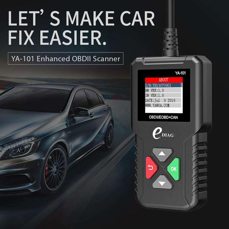 YA101 Car Mini Code Reader OBD2 Fault Detector Diagnostic Tool