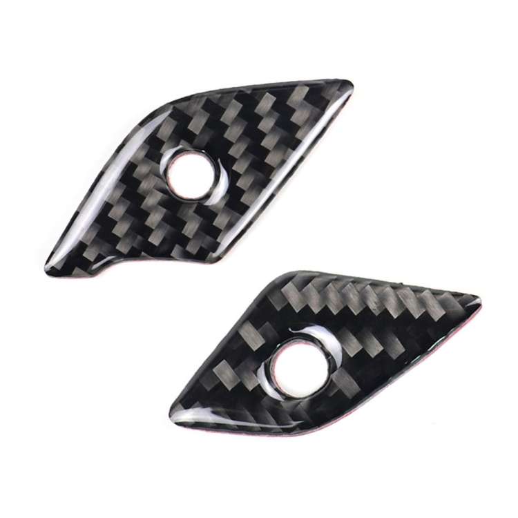 4 in 1 Car Carbon Fiber Steering Wheel Button Decorative Sticker for Cadillac xt5 2016-2017, Left...