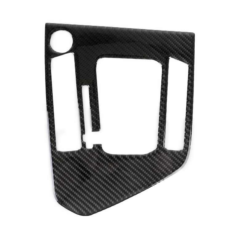 Car Carbon Fiber Gear Shift Panel Decorative Sticker for Volkswagen Tiguan L 2019-2021