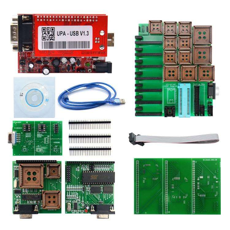 UPA V1.3 Car USB Programmer ECU Chip Tuning Eeprom Full Set