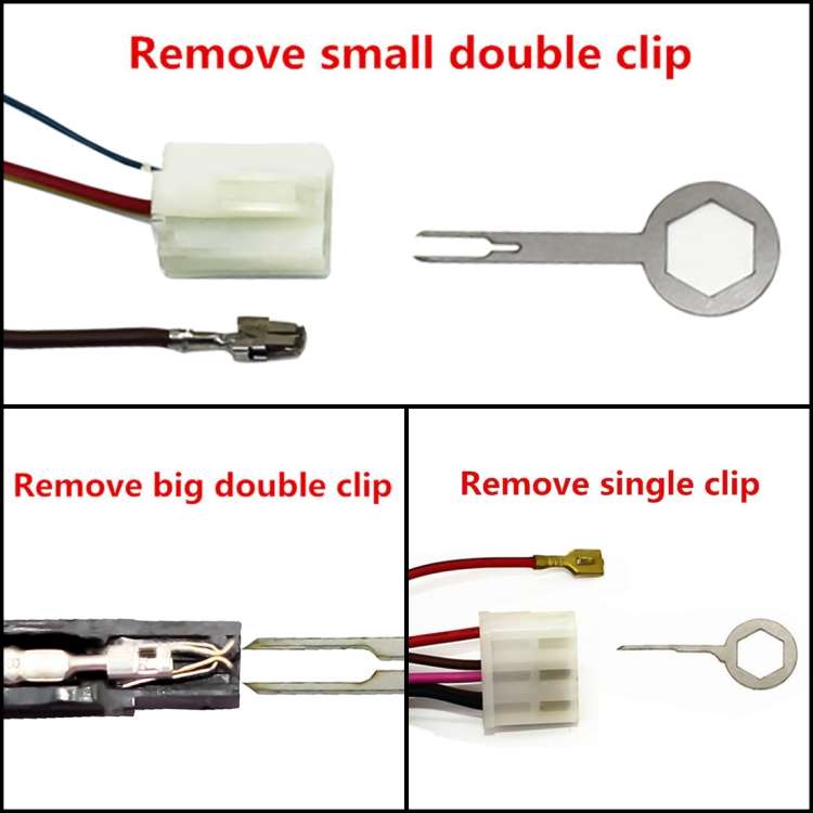 41 in 1 Car Plug Circuit Board Wire Harness Terminal Extraction Pick Connector Crimp Pin Back Nee...
