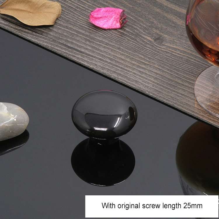 38mm Modern Literary Color Glazed Ceramic Cabinet Drawer Handle