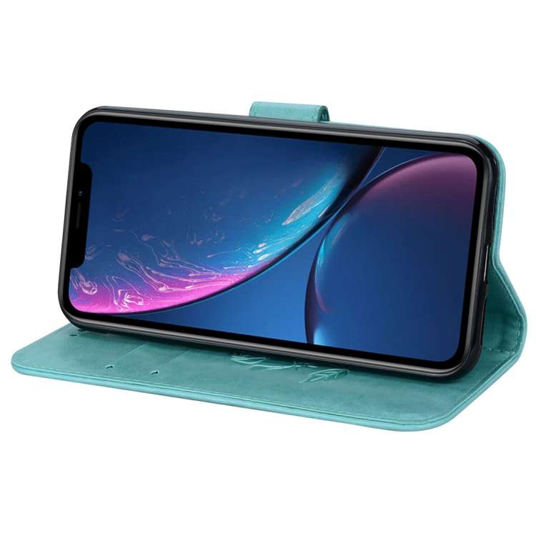 For iPhone XR Rose Embossed Horizontal Flip PU Leather Case,  with Holder &amp; Card Slots &amp; ...