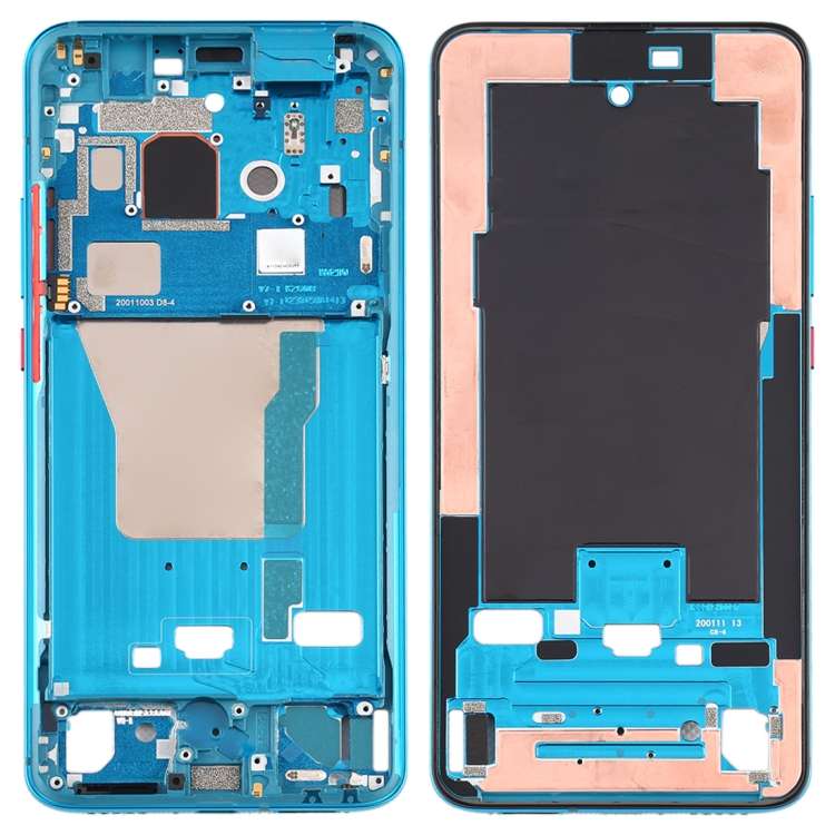Front Housing LCD Frame Bezel Plate With Side Keys for Xiaomi Redmi K30 Pro, For Xiaomi Redmi K30...