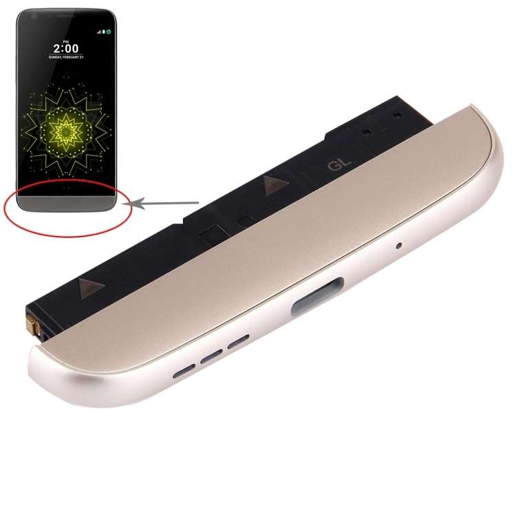 (Charging Dock + Microphone + Speaker Ringer Buzzer) Module for LG G5 / H820(Grey), For G5 / H820